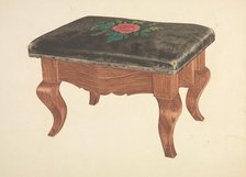 Footstool, c. 1939. Creator: Frank Eiseman.