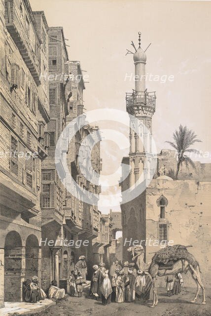 88. Une rue, à Rosette, 1843. Creator: Joseph Philibert Girault De Prangey.