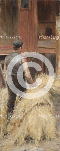 Haymaking, 1880s. Creator: Nils Kreuger.