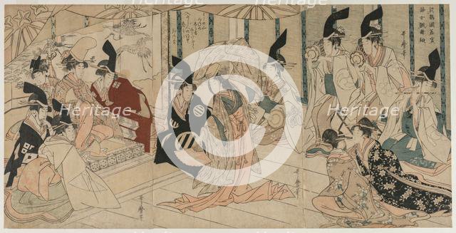 Scene Adapted from the play The Treasury of Loyal Retainers (Chushingura), late 1790s. Creator: Kitagawa Utamaro (Japanese, 1753?-1806).