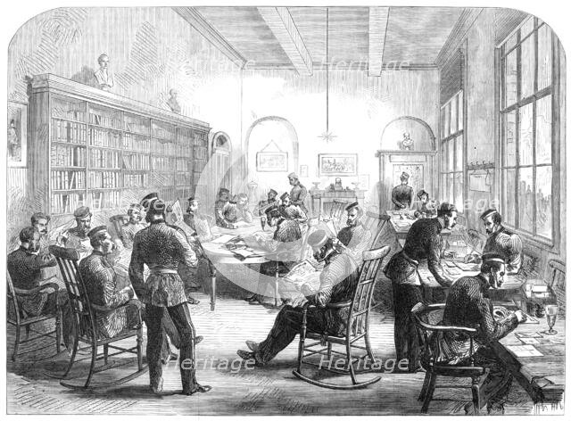 The Guards' Institute, Vauxhall-Bridge-Road: the Reading-Room, 1869. Creator: Unknown.