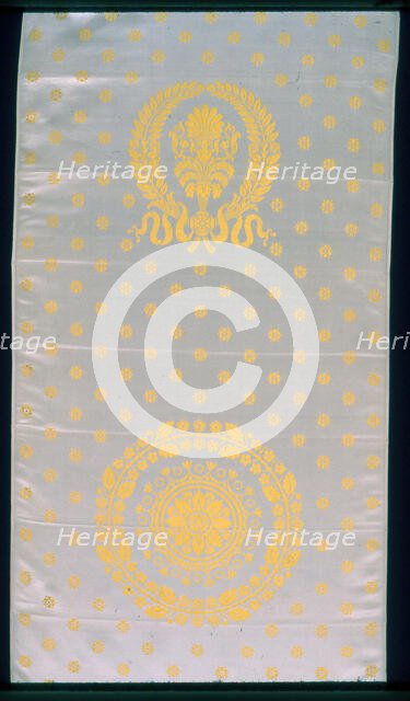 Chair Cover, France, 1800/25. Creator: Unknown.