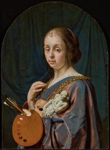 Pictura (An Allegory of Painting), 1661. Creator: Frans van Mieris I.