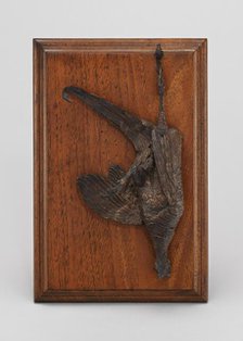 Dead Pheasant Mounted on a Board, model 1846, cast by 1929. Creator: Pierre-Jules Mene.