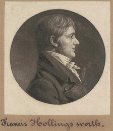 Francis Hollingsworth, 1804. Creator: Charles Balthazar Julien Févret de Saint-Mémin.