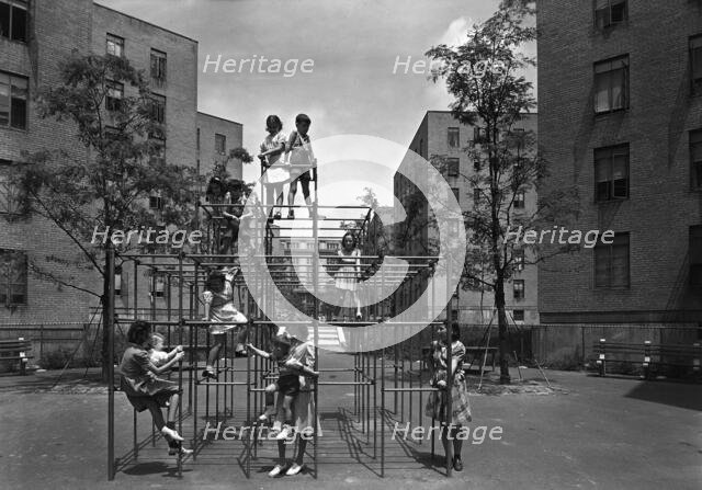 Vladeck Houses, Madison St., New York City, 1941. Creator: Gottscho-Schleisner, Inc.