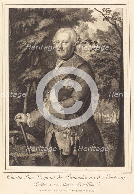 Charles Duc Regnant de Brunswick. Creator: Antoine de Marcenay Ghuy.