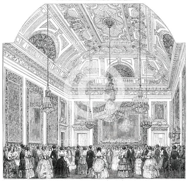 The Grand Saloon at Devonshire House, 1850. Creator: Unknown.