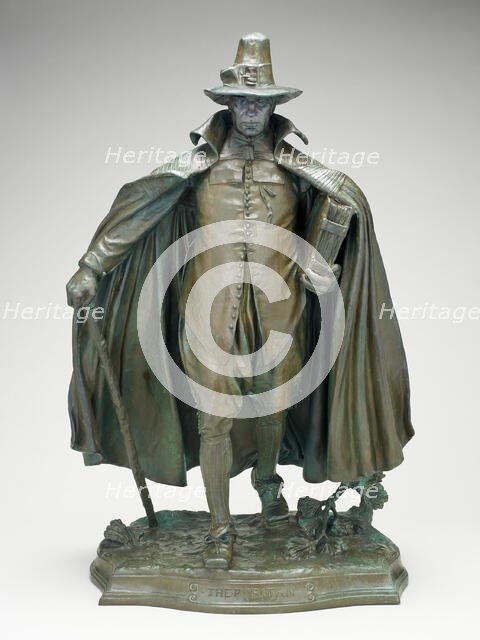 The Puritan, Modeled 1883-86, cast after 1899. Creator: Augustus Saint-Gaudens.
