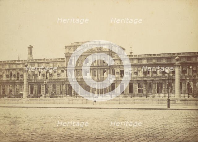 [The Tuileries after the Commune], 1871. Creator: Hippolyte-Auguste Collard.