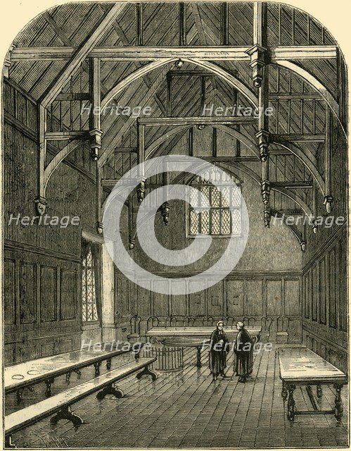 'The Hall of Gray's Inn', c1872. Creator: Unknown.