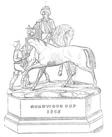 The Goodwood Cup, 1845. Creator: Unknown.
