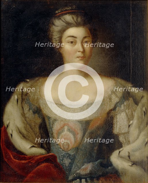 Portrait of Princess Alexandra Kurakina, née Panina (1711-1786). Artist: Frankart, Johann Balthasar (1711-1743)