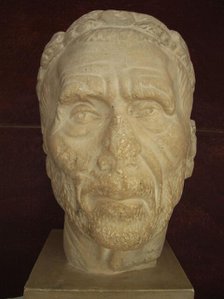 Roman sculpture, 238 AD, El Jem Museum, El Djem, Tunisia, 2009. Creator: Amanda Waite.