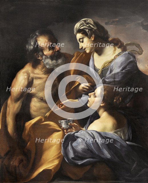 Lot and his Daughters, 1685.