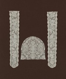 Lappets and Cap Crown, Flanders, 1740s/50s. Creator: Unknown.