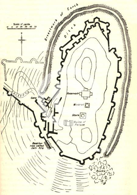 'Kal'at Ja'abar', c1915. Creator: Mark Sykes.