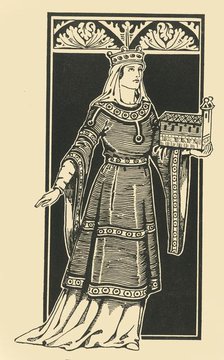 'The Empress Cunigunda, (1002-1024)', 1924. Creator: Herbert Norris.