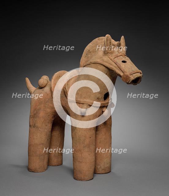 Caparisoned Haniwa Horse, 400s-500s. Creator: Unknown.