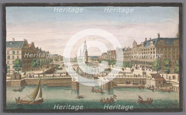 View of the Oudeschans in Amsterdam seen from the IJ, 1752. Creator: Anon.