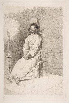 The garroted man (El agarrotado), 1778-80. Creator: Francisco Goya.
