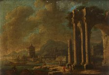 Landscape with Ruins, 2nd half of 18th century. Creator: Leonardo Coccorante.