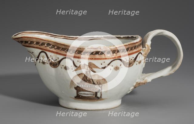 Sauce Boat From The George Washington Memorial Service, c1800. Creator: Unknown.
