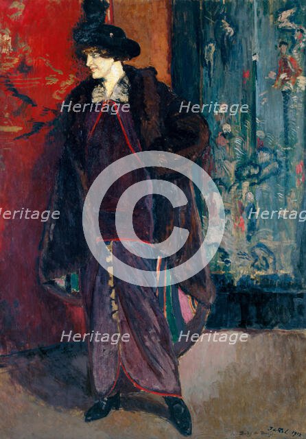 Portrait of Daisy Fellowes, 1912. Creator: Blanche, Jacques-Émile (1861-1942).