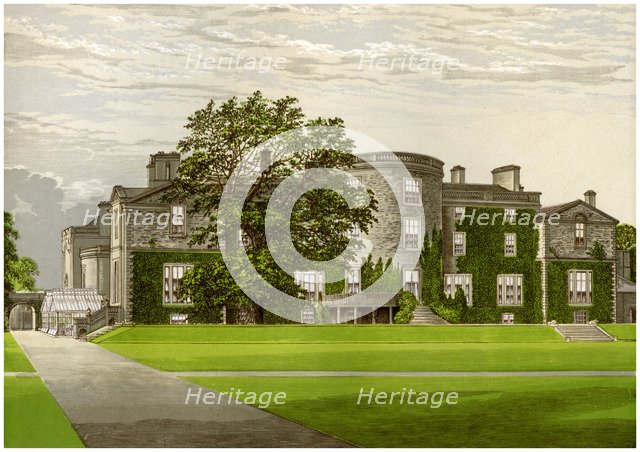 Galloway House, Wigtownshire, Scotland, home of the Earl of Galloway, c1880. Artist: Unknown