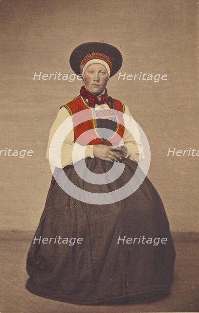 Girl from Qvindherred 1867. Creator: Unknown.