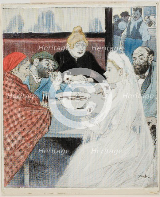 The Bride, n.d. Creator: Theophile Alexandre Steinlen.