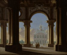 Palace Entrance-Architectural Study, 1656. Creator: Daniel de Blieck.