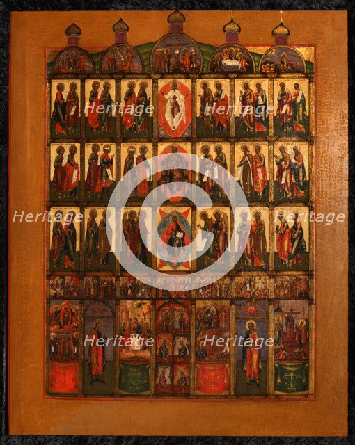 The Iconostasis, Early 19th cen.. Artist: Russian icon  