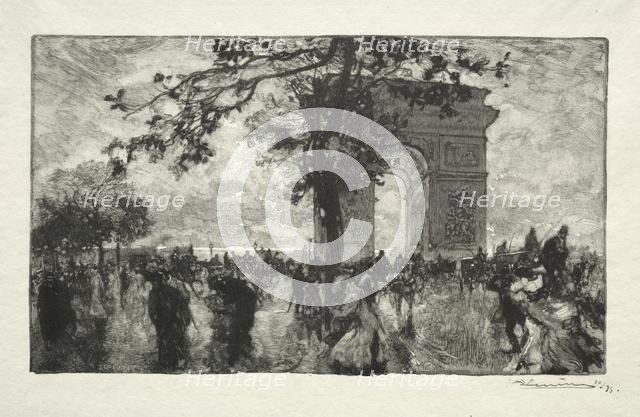 Retour du Bois. Creator: Auguste Louis Lepère (French, 1849-1918).