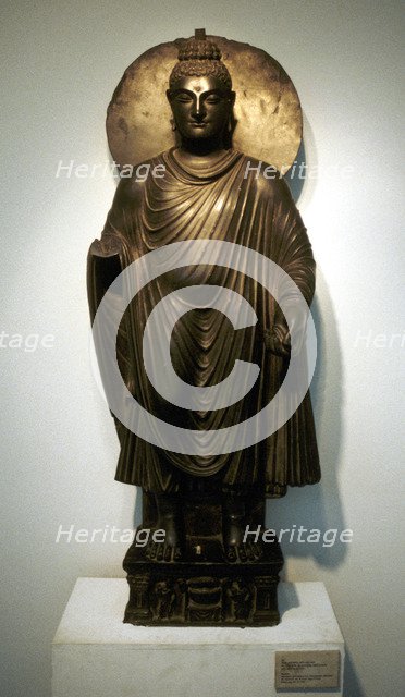 Statue of the Buddha, from Garvara, India, 2nd century. Artist: Unknown