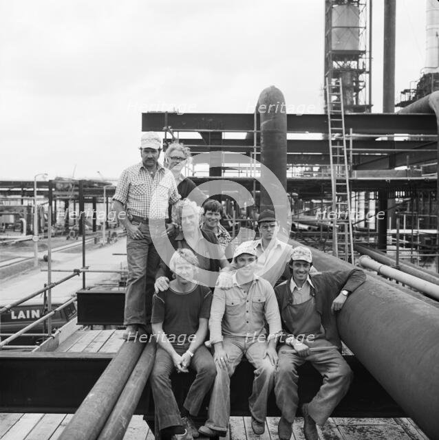 Coryton Oil Refinery, Thurrock, Essex, 04/08/1980. Creator: John Laing plc.