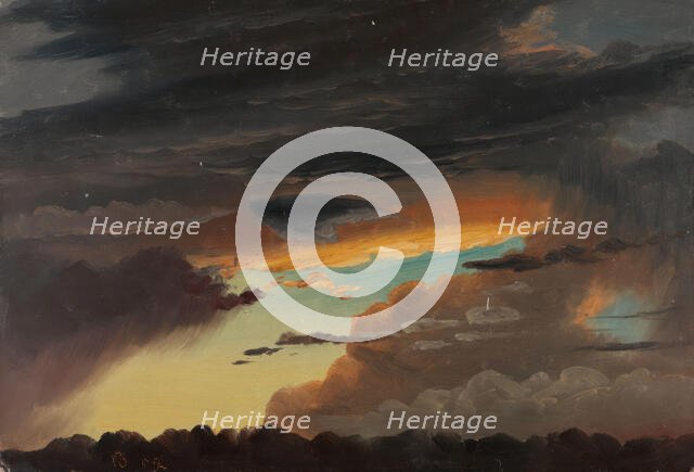 Cloud Study, 1852. Creator: Knud Baade.