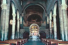 Interior of the Basilica of San Miniato al Monte, Florence, Italy