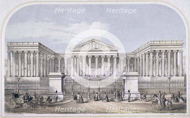 British Museum, Holborn, London, 1853.  Artist: Augustus Butler
