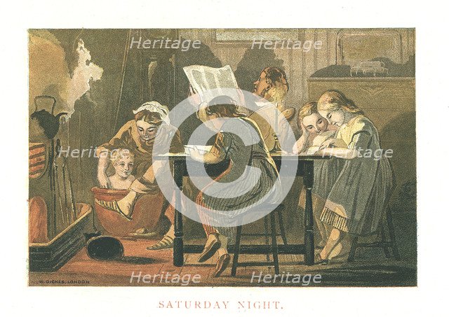 'Saturday Night'. Artist: Unknown