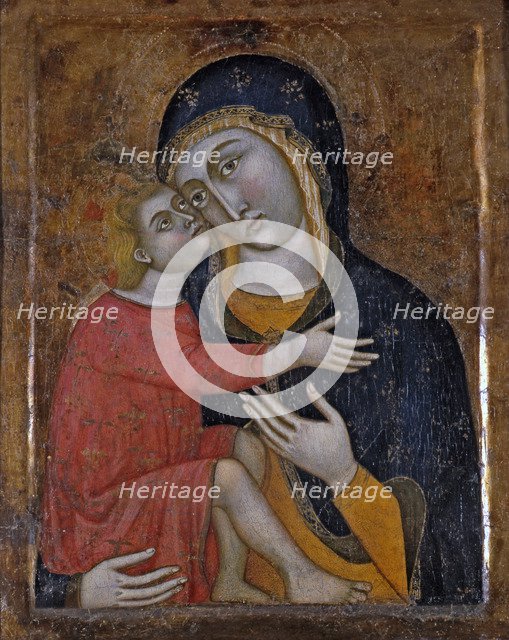 Virgin of the Choir', altarpiece from the monastery. It has been restored several times, the last…