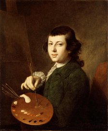 Portrait of an Artist, c1765. Creator: Henry Benbridge.