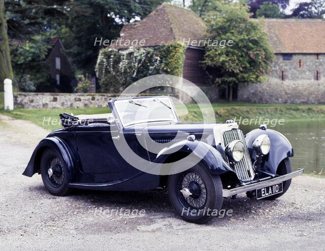 1937 Aston Martin 2 litre Abbott body. Creator: Unknown.