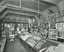 Display of posters at a training centre, Deptford, London, 1935. Artist: Unknown.