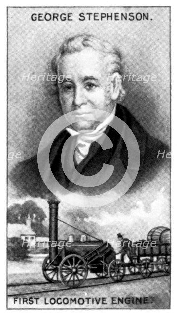 George Stephenson, English mechanical engineer, (c1924). Artist: Unknown