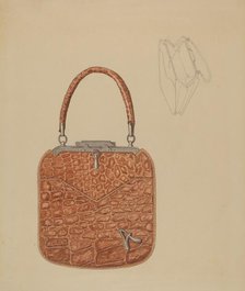 Child's Handbag, c. 1940. Creator: Gladys Cook.