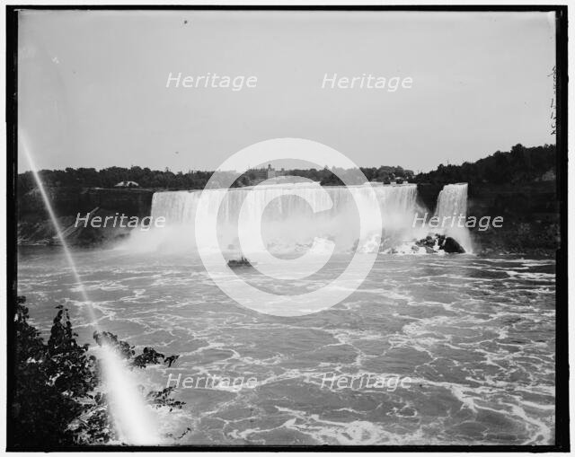 American Falls from Canada side, between 1880 and 1897. Creator: William H. Jackson.