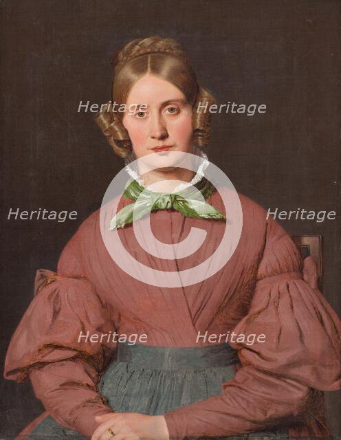 Portrait of Susanne Cecilie Kobke, née Kobke, the Artist´s Wife, 1836. Creator: Christen Købke.