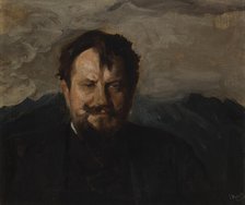 Portrait of Jan Kasprowicz, 1898, [1906]. Creator: Leon Wyczolkowski.