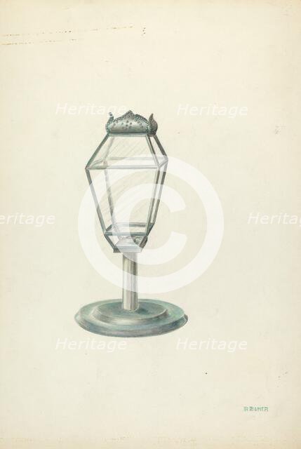 Lantern, 1935/1942. Creator: Ruth Buker.